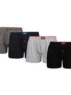 Набор однотонных трусов на вшивной резинке (серые, темно-синие, светло-серые, черные) (4шт) Rockhard RTRH48057