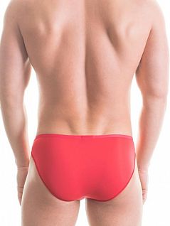 Слипы из тончайшего материала красного цвета HOM 40c4756c4063