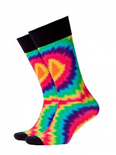Красочные носки с манжетами Burlington 21815 Hippie Guy SO Красный 8000