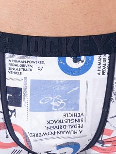 Боксеры из хлопка с принтом Jockey 181033H (муж.) Белый 100