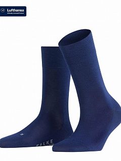 Анатомические носки на манжете для удержания ноги без давления FALKE 46440 Sens. Intercont (жен.) Синий 6418