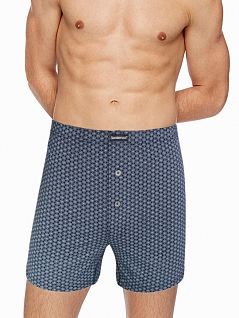 Комфортные семейные трусы из мягкого хлопка Gentlemen DT7958гбшТм Синий_принт