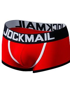 Хлопковые джоки на пришивной резинке красного цвета JOCKMAIL RTJM4063-8
