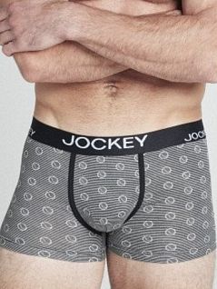 Облегающие боксеры из хлопка и эластана серого цвета JOCKEY 1904222cM68