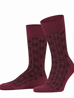 Гладкие носки с ребристыми манжетами Falke 12487 Smart Check SO Красный (8413)