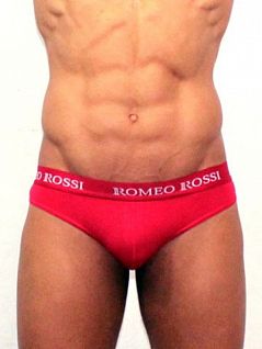 Красные мужские трусы стринги с пояском на резинке Romeo Rossi Thongs R1006-8 распродажа
