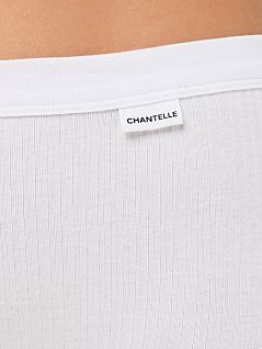 Хлопковые трусы в полоску белого цвета Chantelle C15P70c010