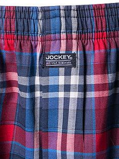 Удобные мужские семейные трусы в разноцветную клетку Jockey 311012H (муж.) Денимкрасный