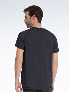 Свободная футболка из модала Jockey 500708H (муж.) Черный распродажа