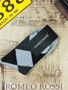 Комплект долговечных носков (5шт) серого цвета ROMEO ROSSI R00715-3L