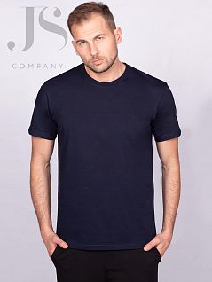 Удобная футболка укрепленным плечевым швом Oxouno JSOXO 0317 KULIR 01 темно-синий oxo