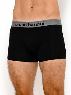 Набор мягких боксеров из качественного хлопка (2шт) Bruno Banani 22031388бруно Черныйсерый 1782