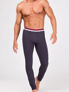 Хлопковые термокальсоны с двойным гульфиком Opium VOOpium_R-116 Dark Grey Серый