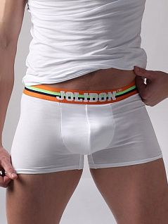 Однотонные боксеры из мягкого хлопка Jolidon DT265блнТм White распродажа