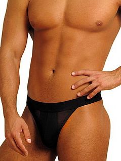 Мужские стринги черные полупрозрачные Doreanse Sexy 1360c01