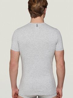 Футболка С V-ОБРАЗНЫМ ВЫРЕЗОМ BIKKEMBERGS BKK1UTS02cGREY