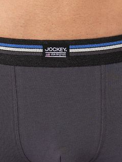 Хлопковый комплект боксеров с двойной панелью (3шт) JOCKEY 17302913 (муж.) Синий-серый 422