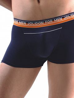 Мужские трусы на широкой пришивной резинке Jolidon DTТн68б Darkblue