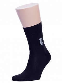 Комплект из 10 пар мужских носков из хлопка черного цвета "RuSocks" М-121 распродажа