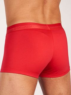 Комфортные боксеры из хлопка и модала красного цвета HOM 35c9520c4063