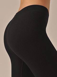 Бесшовные легинсы на широкой резинке MY VOMY_PA797 Nero Черный