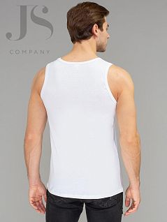 Мужская майка с овальным вырезом из 100% хлопка Omsa JSOmT_U 1101 COTTON майка bianco
