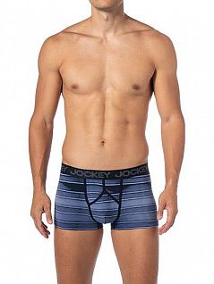 Полосатые боксеры с боковым отверстием JOCKEY 181792H (муж.) (499) Синий