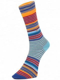 Носки на комфортной резинке Burlington 20535 Stripe SO Серый