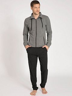 Мужской жакет из хлопка Jockey 500707H (муж.) Графитовый