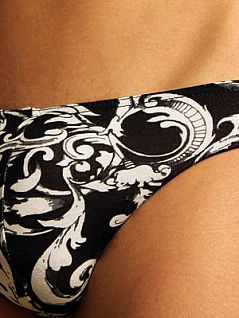Мужские трусы черно-белые Doreanse Black and White Ornaments 1299c01