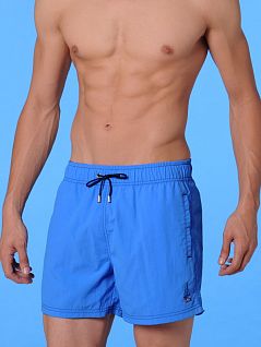 Пляжные шорты с водоотталкивающими свойствами голубого цвета HOM 07856cB5