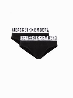 Набор брифов анатомического кроя (2шт) Bikkembergs BKK1USP01BIcBlack