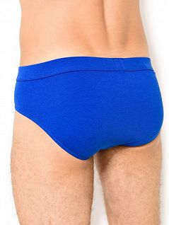 Брифы на средней посадке из ультрамягкого трикотажа (2шт) Bikkembergs б4с3045а103бикк Синий-зеленый 2260