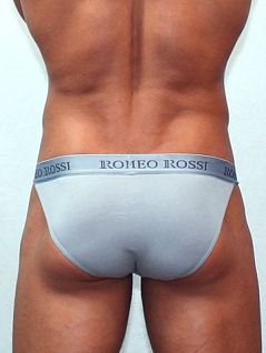 Мужские трусы танга из модала серого цвета R3001-3 распродажа