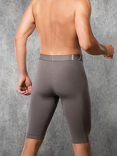 Мужские серые трусы боксеры макси Doreanse Long Boxers for Winter Collection 1785c30 распродажа