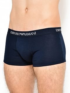 Комплект боксеров на широкой пришивной резинке (3шт) Emporio Armani 111610цц722армани Синий-серый-черный 94235