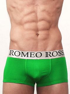Зеленые мужские трусы с стильным широким поясом Romeo Rossi Heaps R00006