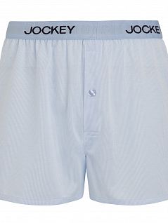 Трусы с гульфиком на пуговице JOCKEY 305100H (муж.) Голубой 400