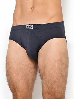 Брифы на подкладке спереди из модала и эластана Ermenegildo Zegna н3л610980ез Темный-серый 22