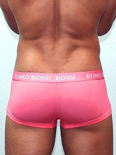 Яркие маленькие мужские хипсы розового цвета Romeo Rossi Heaps R5001-12
