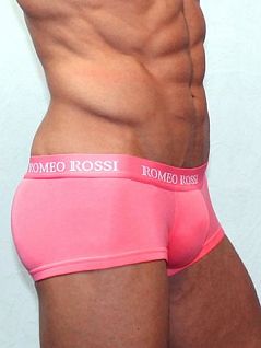 Яркие маленькие мужские хипсы розового цвета Romeo Rossi Heaps R5001-12 распродажа