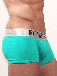 Яркие зелёные мужские трусы хипсы с широким поясом Romeo Rossi Heaps R00004 распродажа