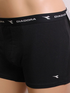 Облегающие мужские трусы боксеры черного цвета Diadora DION701S распродажа