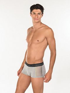 Трусы из модала с боками из сетки LT44BX5506 RUN BOXER Kom серый меланж