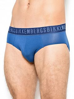 Комфортные брифы из мягкого модала Bikkembergs вбкт04767бикк Серый-голубой 41