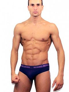Фиолетовые мужские трусы стринги с пояском на резинке Romeo Rossi Thongs R1006-5 распродажа