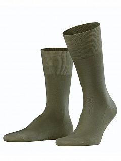 Элегантные носки из тонкого хлопка с легким блеском Falke 14662 Tiago SO Зеленый (7657)