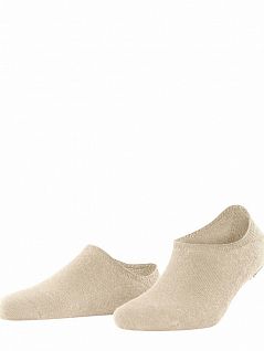 Женственные носки из легкой шерсти с блестящими вставками по краю и подошве Falke 46597 Cosy Ballerina IN CP (жен.) Бежевый (4011)