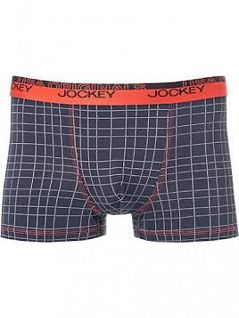 Гладкие боксеры из полиамида Jockey 193073H (муж.) Темный-синий 499