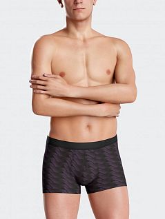 Облегающие боксеры с фантазийным принтом фиолетового цвета I AM WHAT I WEAR FM-1221N03-PP011